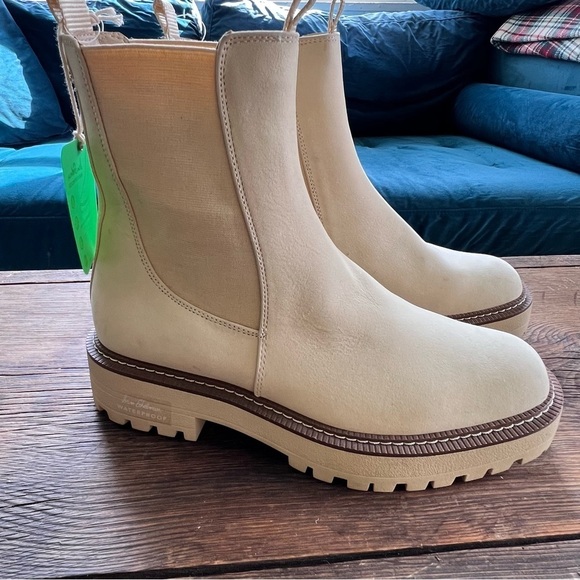 Sam Edelman Women's Laguna Chelsea Banana Cream Leather Ankle Boot 9.5 Medium - Picture 3 of 10